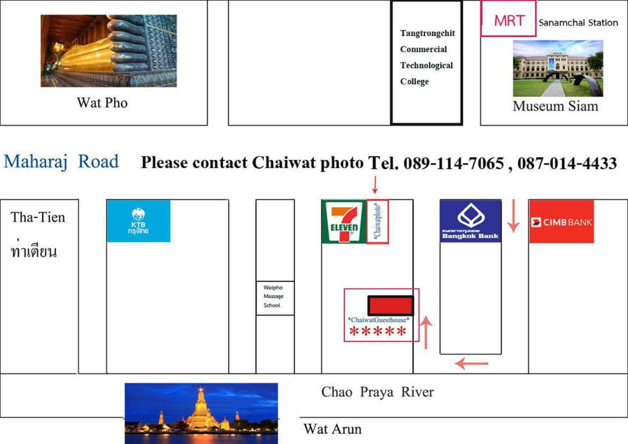 Chaiwat Guesthouse Bangkok Luaran gambar